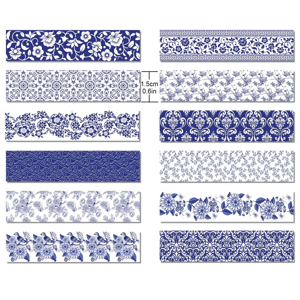12 Roll/Set 1.5cm Wide Washi T – обзор и цена Washi Tape Set